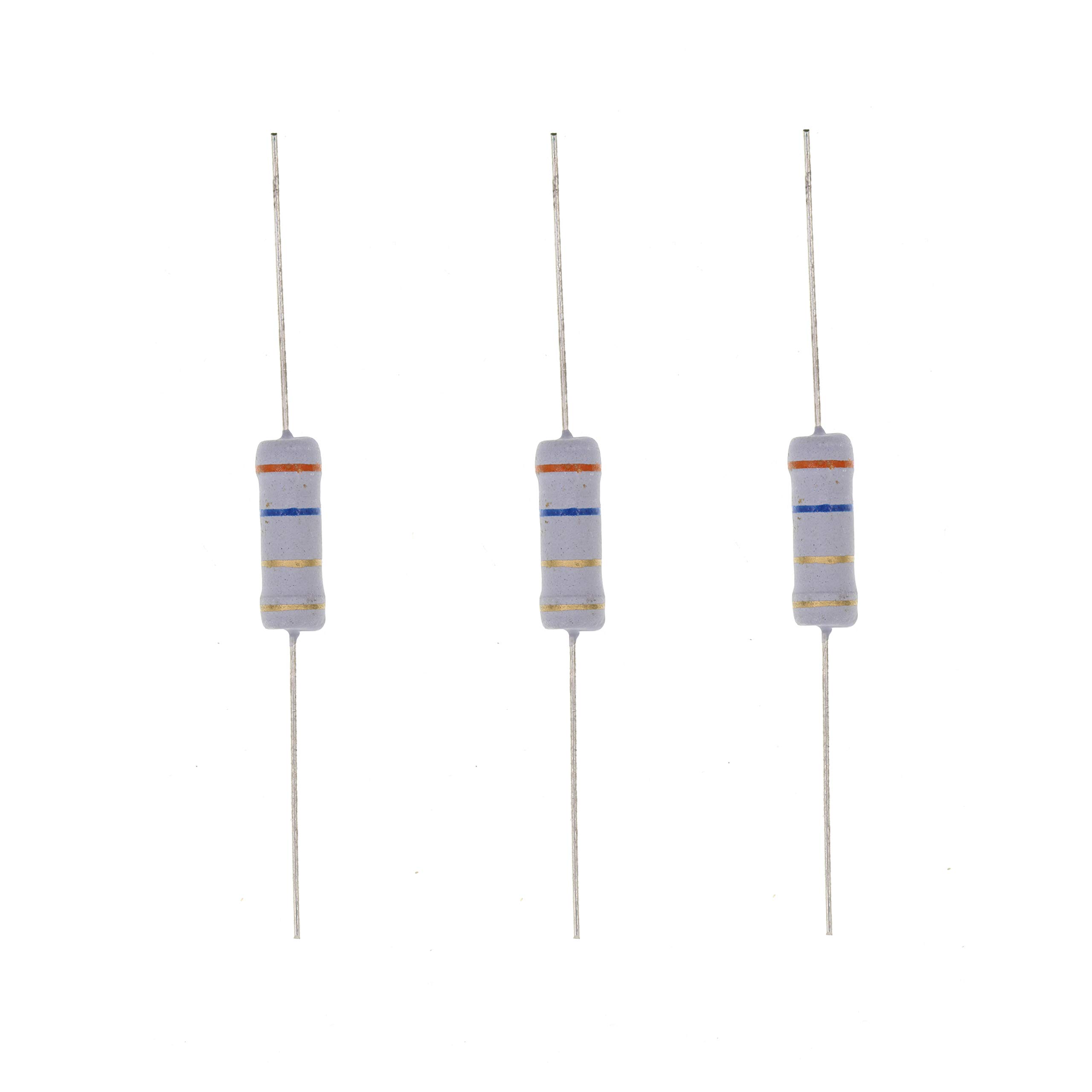 HUABAN 20PCS 3W 3 Watts 3R6 3.6 Ohm 5% Metal Oxide Film Resistor