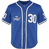 Youth #30 Sandlot Benny The Jet Rodriguez Movie Kids Baseball Jersey Stitched Christmas Summer