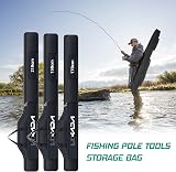 Lixada Portable Fishing Bag Folding Rod Reel Carrier 100cm 130cm 150cm 190cm view 6