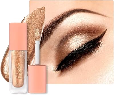 Oulac Liquid Glitter Eyeshadow Jupiter 09 Metallic Gold 6.8g Vegan