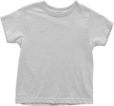 Amazon Com Expression Tees Basics Plain Blank Toddler T Shirt Clothing