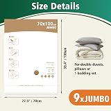 STORAGE MASTER Jumbo Space Saver Bags Pack of 9 Reusable Vacuum Bags view 2