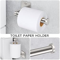 Brushed Nickel Bathroom Accessories Set, KLJKPA 4