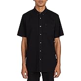 Volcom Men's Everett Oxford Short Sleeve Button Down Woven Shirt