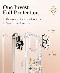 GVIEWIN for iPhone 16 Pro Max Case with Screen