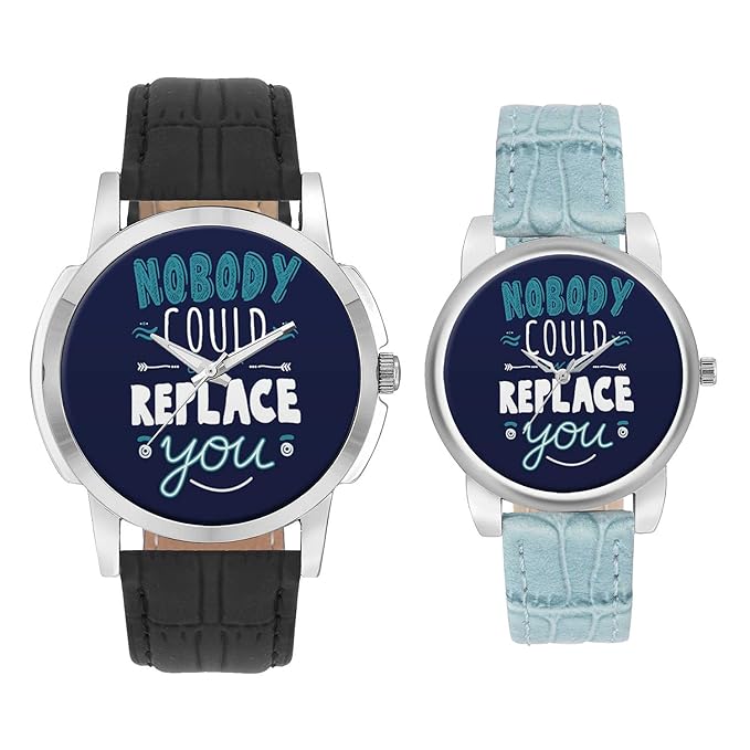 Gifts for Couple, Multicolor Dial Wrist Watch for Men and Women