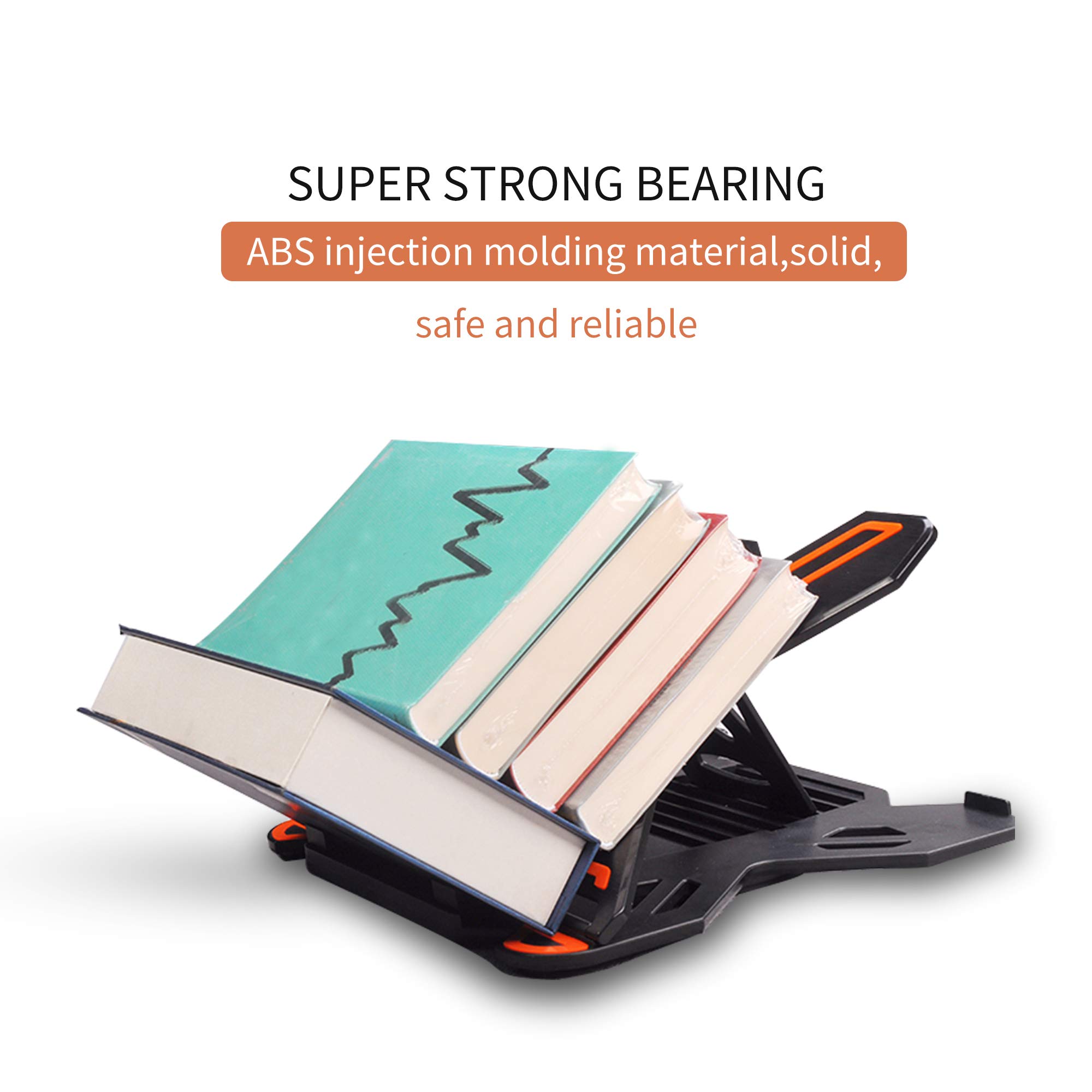 Laptop Stand TopMate Portable Laptop Riser 360° Swivel Base Adjustable Eye-Level Ergonomic Design Foldable Desktop Notebook Holder Mount with Phone Stand for Laptop Within 17\