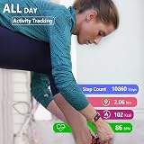 FITVII Slim Fitness Tracker Smartwatch Blood Oxygen Heart Rate BP Sleep IP68 view 4