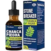 Nurbetoxa Chanca Piedra Stone Breaker Extract Drops for Kidney Stones Dissolver, Kidney Cleanse Detox & Repair Supplement w/Horsetail Dandelion. Chanca Piedra para Los Riñones. 2oz
