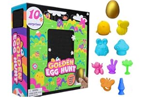 2026 Easter Golden Egg Drop Stress Balls 10 Pack or 14 Pack, Easters Egg Fillers, Stress Relief Squishies, Classroom Party Fa