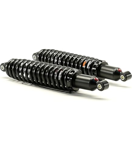 DTA Front Shock Absorbers DTA 2-Pack Front Coilover Shocks For Yamaha Rhino 450, 660, 700 (2004-2013) - Replaces OEM 5UG-F3350 Atv Coilover Spring