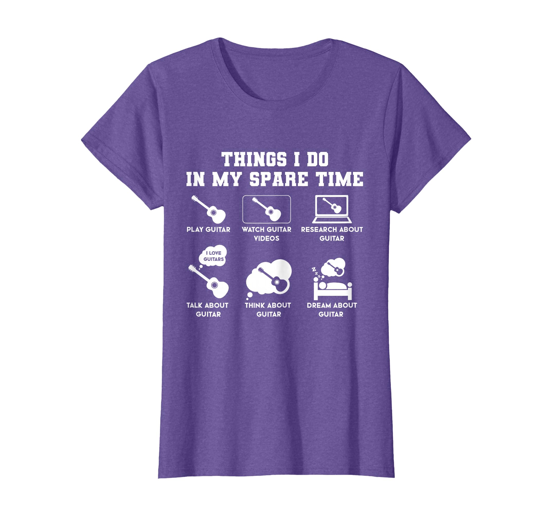Things I Do, in My Free Time Play Guitar T-Shirt