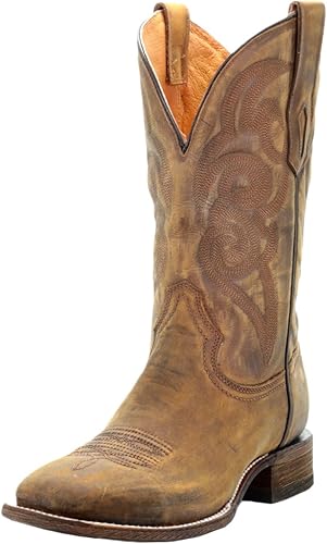 Comfortable square toe cowboy boots Clearance
