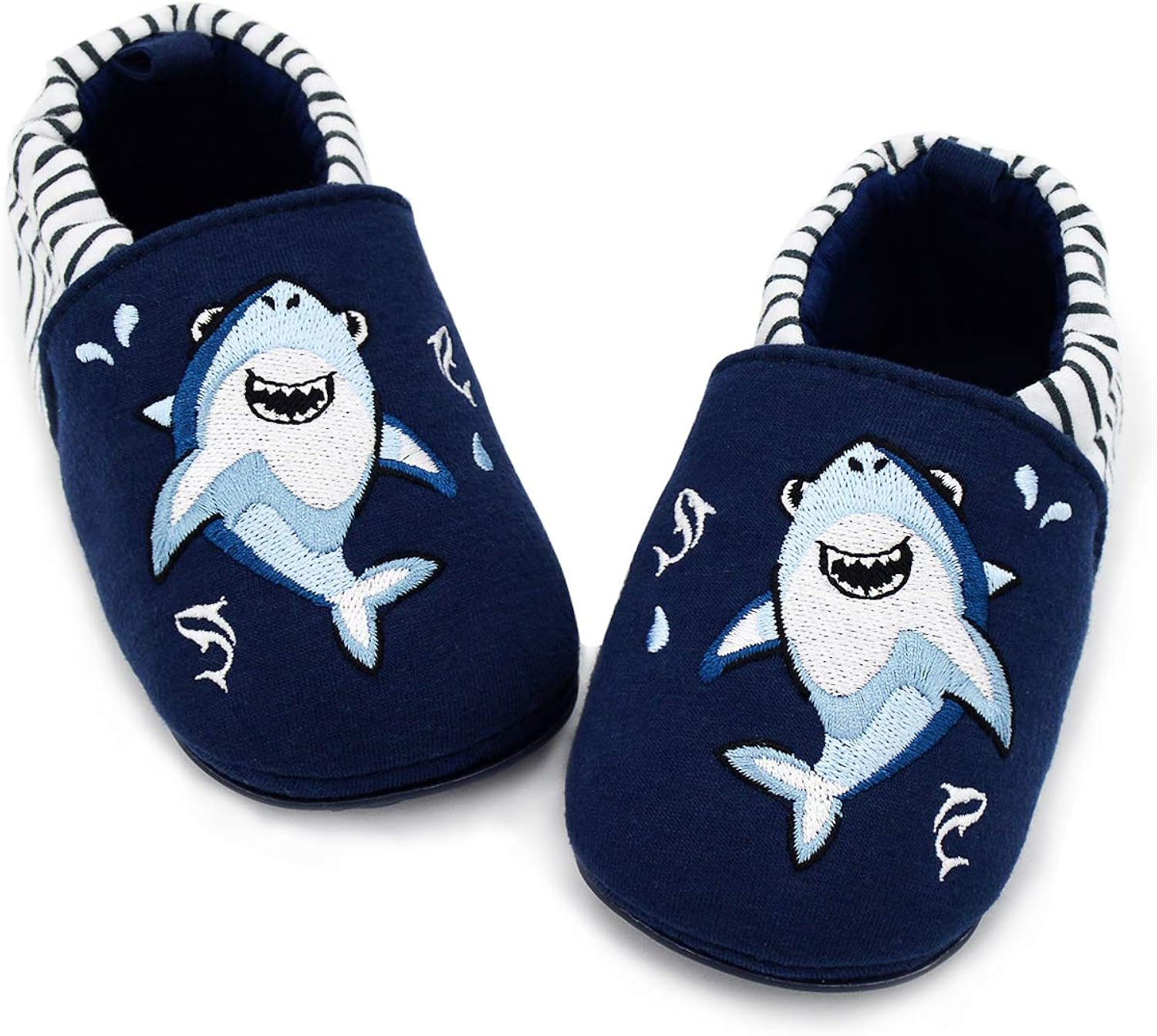  | COSANKIM Infant Baby Boys Girls Slipper Soft Sole Non Skid Sneaker Moccasins Toddler First Walker Cirb House Shoes | Slippers