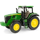 TOMY John Deere 1:32 Scale 7R 310 Tractor with Front Weights &amp; Steerable MFWD Axle, LP86722