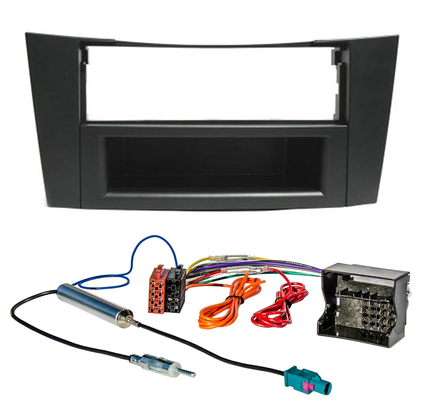 W211 Einbauset : Autoradio Doppel-DIN 2-DIN Blende Einbaurahmen