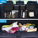 URAQT Car Boot Organiser Waterproof Kick Mats SUV Backseat Organizer view 2