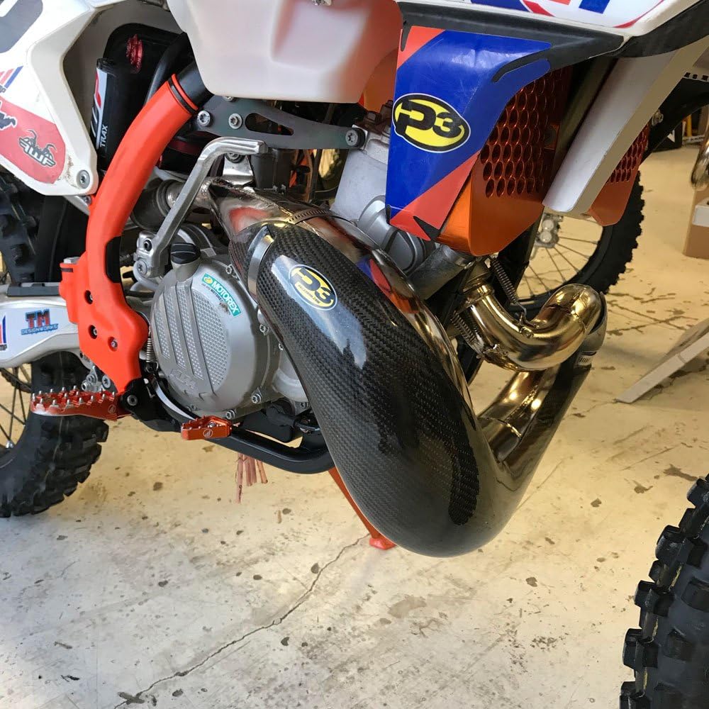 P3 Carbon Fiber FMF Gnarly Pipe Guard Compatible with KTM 250 300 2017-2018 101066-FMF