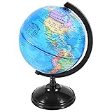 KISEER Rotating World Globe 6 Inch Spinning Earth