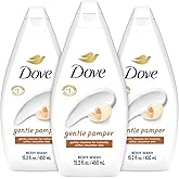Dove Body Wash, Gentle Pamper 3-Pack – Soothing Moisturizing Cleanser for Soft Skin, 15.22 Oz Ea