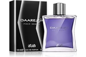 RASASI Dareej For Men Eau De Parfum Spray - 100ML (3.4 Oz) Long Lasting Arabian Perfume - Bold & Premium Fragrance for Special Occasions & Daily Wear, An Essential Perfume Men that Lasts All Day