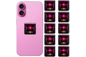 HOQIOE 10 Pcs Phone Protection Stickers Neutralizers for Smart Phones/Tablets/Laptops/Computer/WiFi/Priner/TV Electronic Devices Blockers Pink
