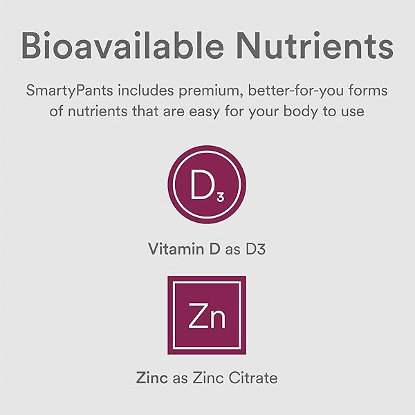 SMARTYPANTS MINERAL CHEWS: MAGNESIUM CITRATE & CALCIUM SUPPLEMENT WITH VITAMIN D3, VITAMIN C, K2, ZINC & SELENIUM FOR IMMUNE SUPPORT, 60 COUNT (30 DAY SUPPLY)