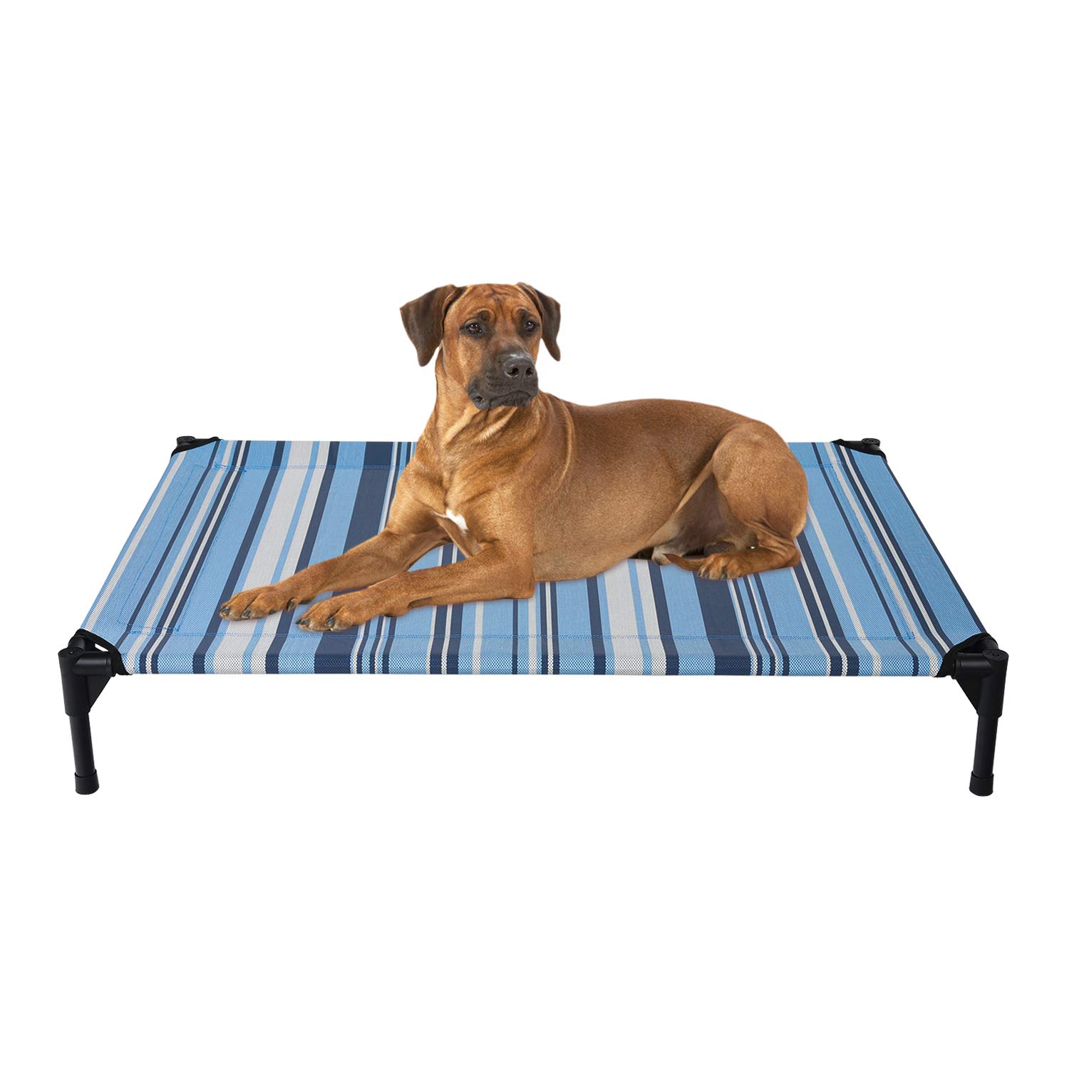 Veehoo Cooling Elevated Dog Bed, Portable Raised Pet Cot