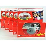 Cámaras Desechables TopShot 400 Con Flash - Paquete 8 Unidades, 27 Fotos Cada Una, ISO 400