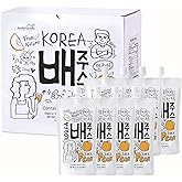Korean Pear Juice Boxes 48.7 Fl Oz (Pack of 8) – 배주스 – [Good for Hangover] Fresh Juice, On-the-Go Drinks