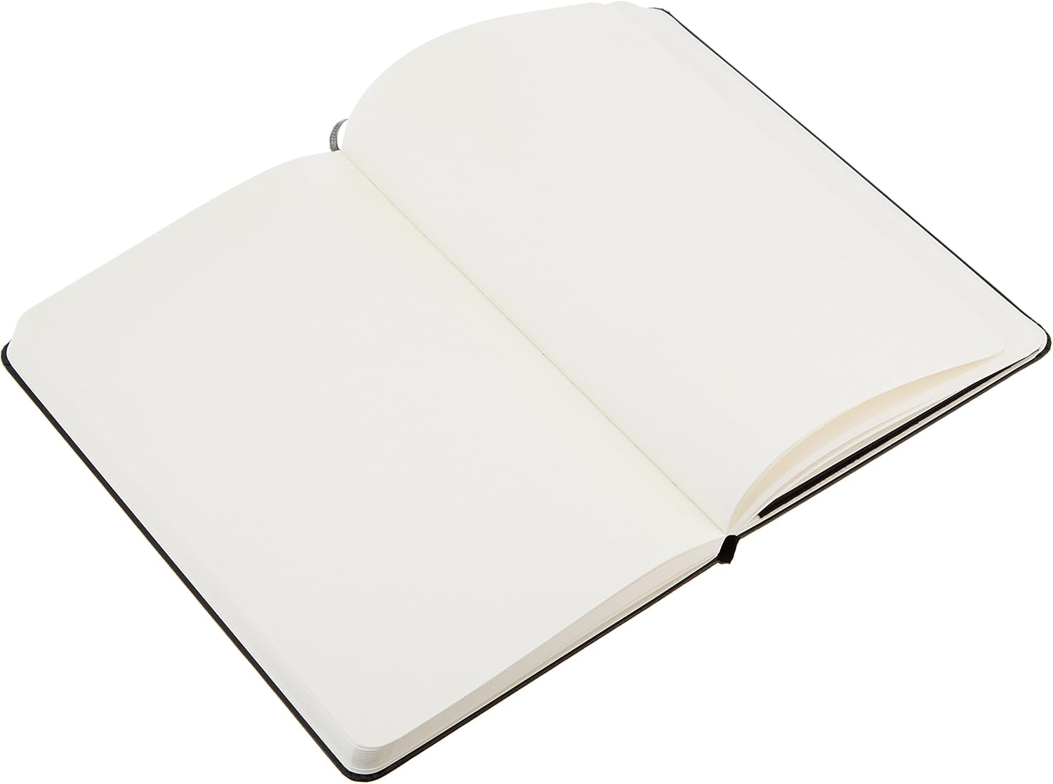 Amazon Basics Classic Notebook, A5, Plain, Black - Image 3