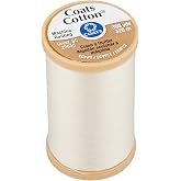 Coats Machine Quilting Cotton Thread 350yd, Cream