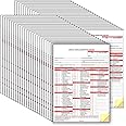 J. J. Keller Annual Vehicle Inspection Report Form 50-pk. - Snap-Out Format, 3-Ply, Carbonless, 8.5" x 11.75" - Meet DOT AVIR Requirements Under 49 CFR 396.21
