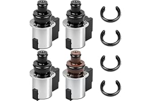 3BL-4PCS Transmission Solenoid Kit Compatible with Subaru CVT - 3.2-3.5 Ohms Pressure Control & 12.4-13.2 Ohms Lock-Up Soleno
