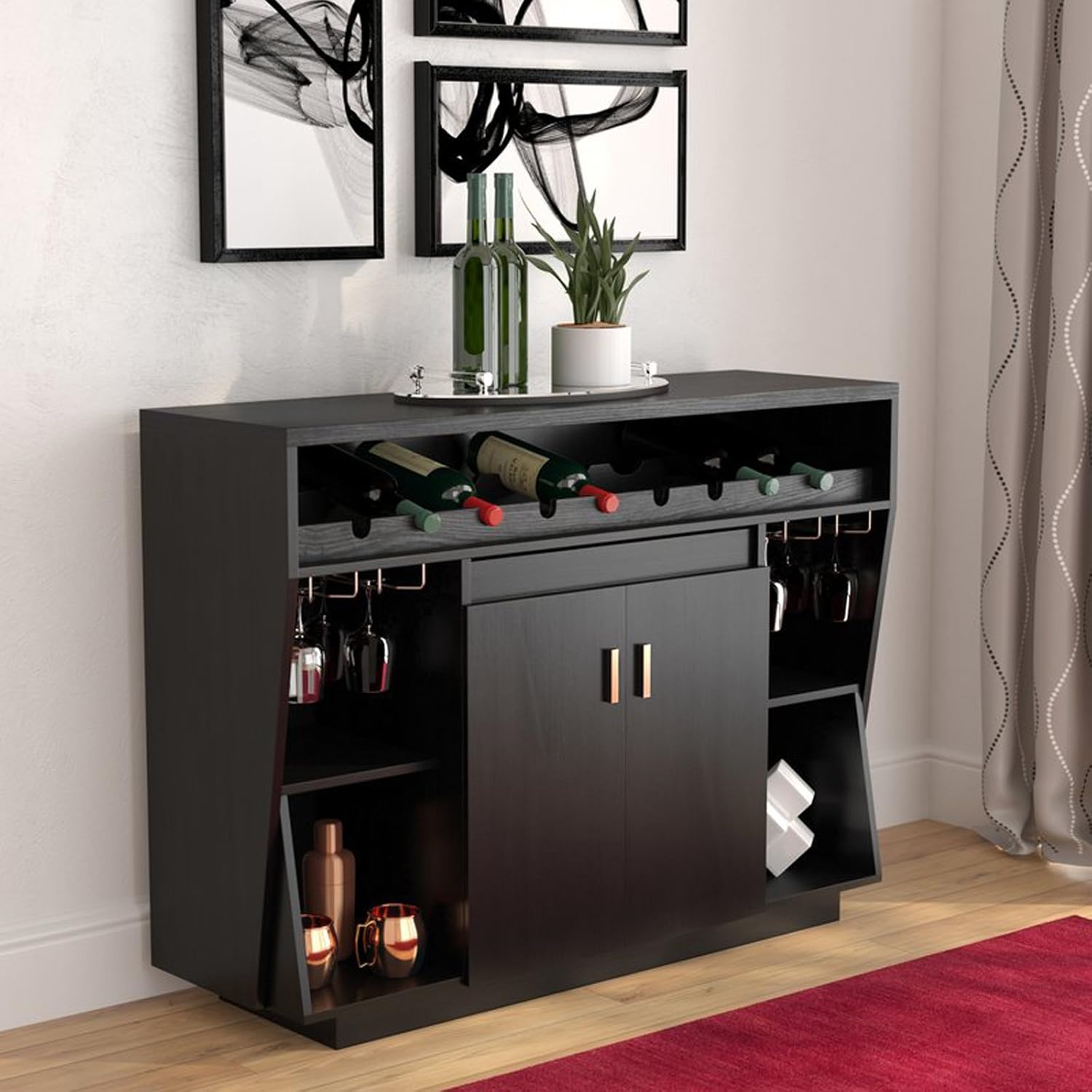 Amazoncom Simple Living Products Modern Sideboard Buffet With