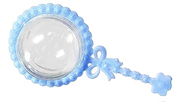 blue baby rattle