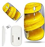Luxlady Wireless Mouse White Base Travel 2.4G