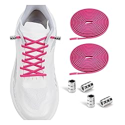 AOLLRUIRLL 2 Pairs Elastic No Tie Shoelaces For