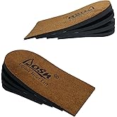Adjustable Heel Lifts for Shoes, 4 Layer 1/4" Height Increase Inserts for Achilles Tendonitis, Heel Pain, Leg Length Discrepancies,Shoe Lifts (1 Pair, S Women 4-8.5)