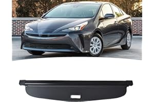 SEBLAFF Luggage Cargo Cover Rear Trunk Shade Shield Replacement for 2016-2020 Prius Black