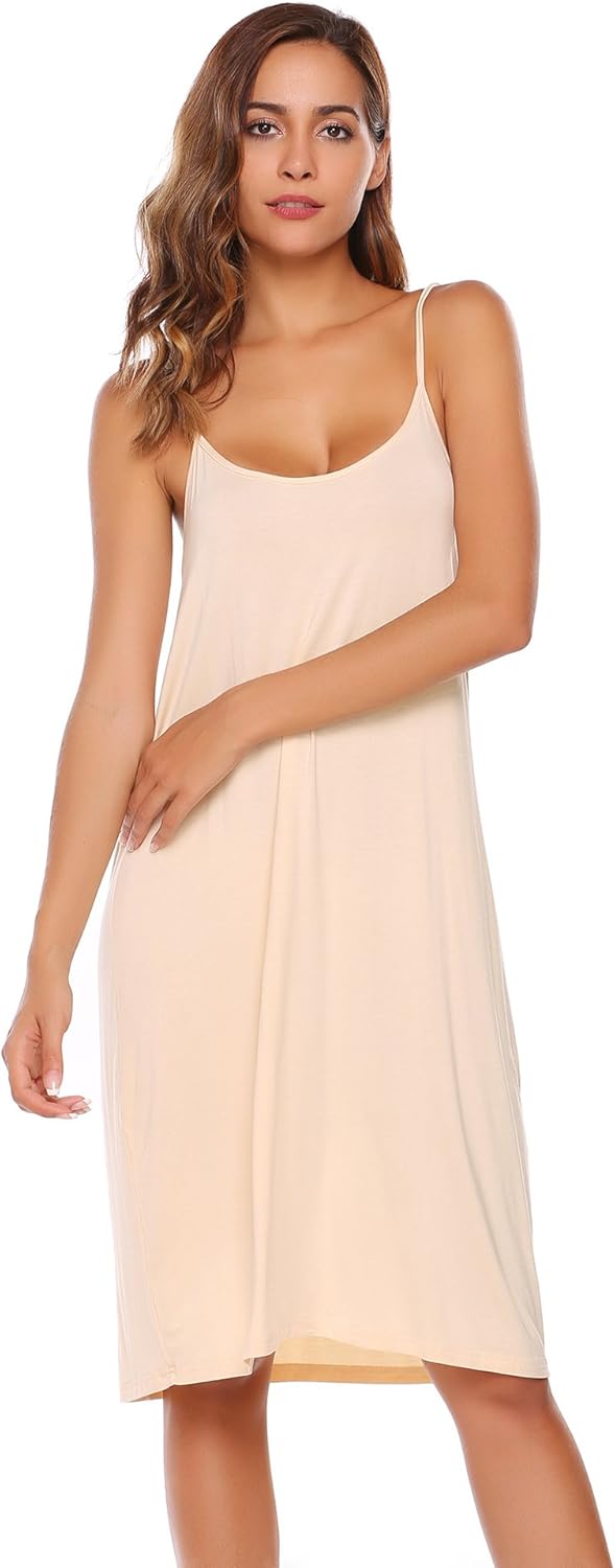 Zeagoo Women's Adjustable Spaghetti Strap Chiffon Ruffle Camisole Dress Extender at  Women’s Clothing store