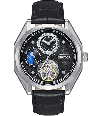 Amazon.com: HERITOR Ryder Automatic Watch for Men – 44mm  display picture 1