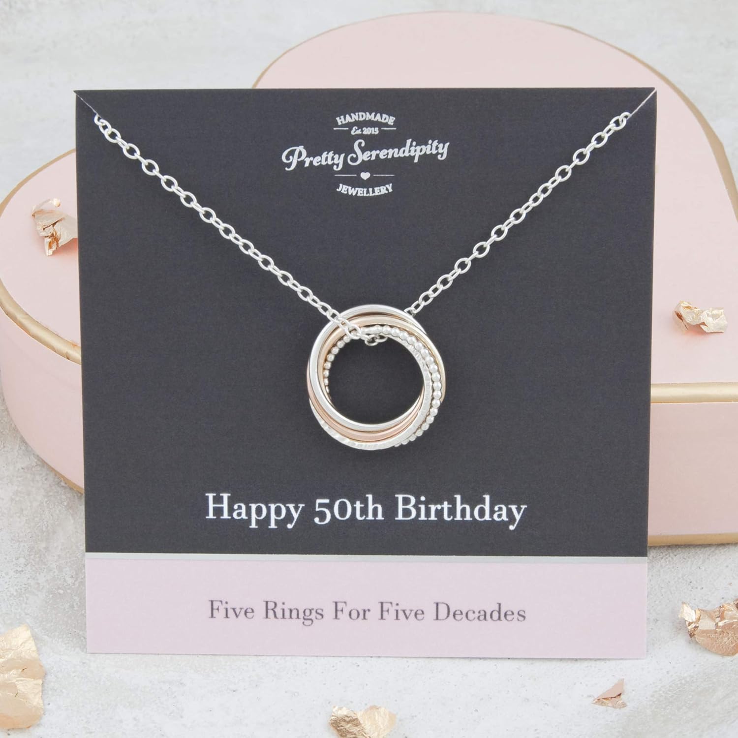 50th birthday jewellery for her