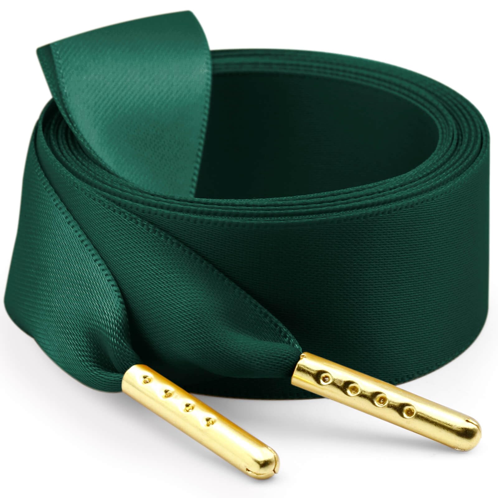 WEGOODZF Ribbon Satin Sneakers Shoelaces: 2 Pair