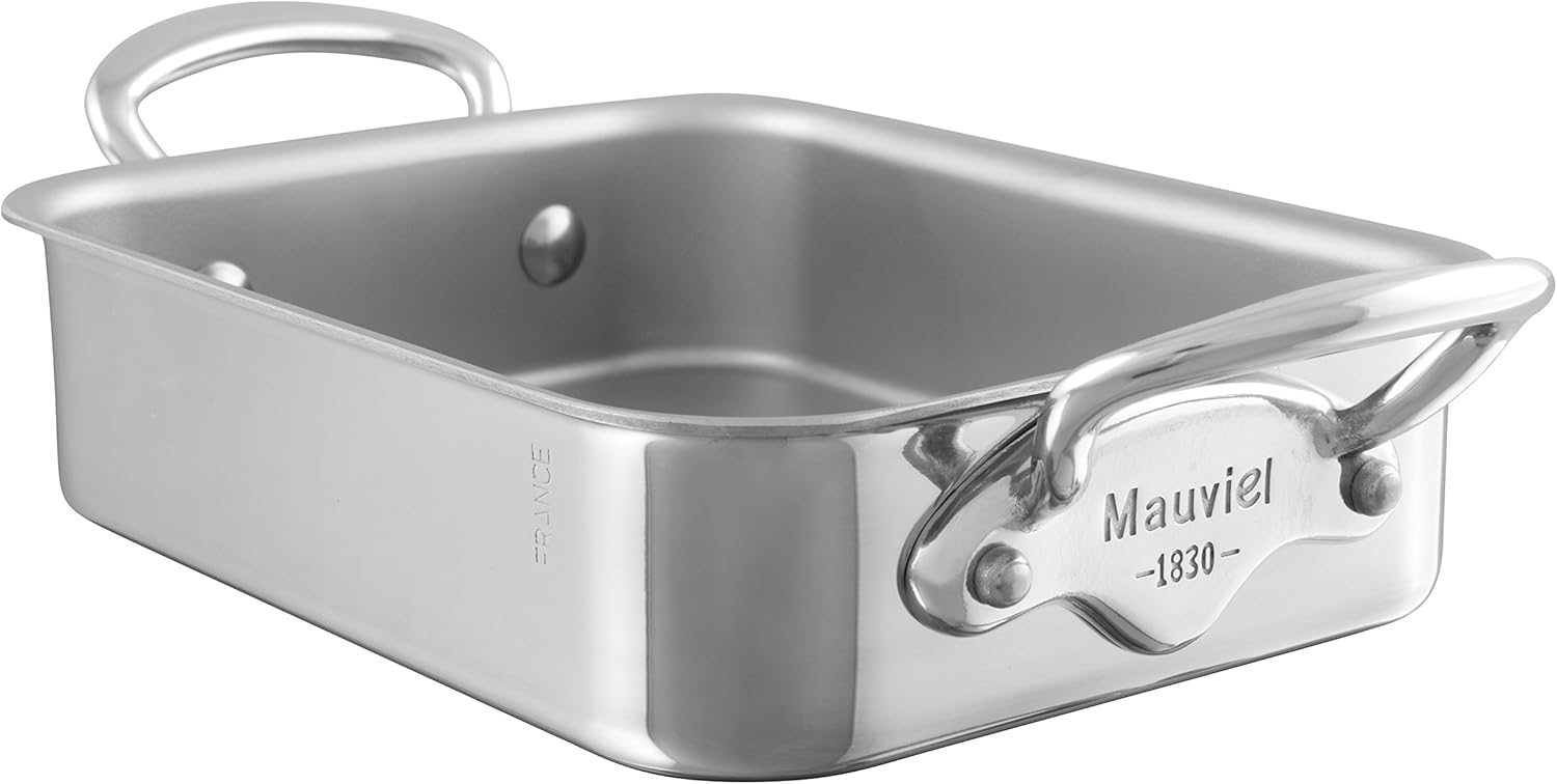 Mauviel 511718 Roasting Tray Stainless Steel Amazon.co.uk Kitchen & Home