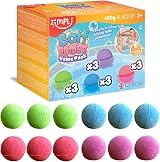 ZIMPLI 12 x Baff Bombz Bath Bombs Colourful Fizzing Bath Fun Kids