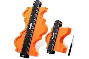Eerbaier Contour Gauge with Lock -Contour Gauge Profile Tool for Tiles Floors Templates Laminate Installation- Must-Have Tool
