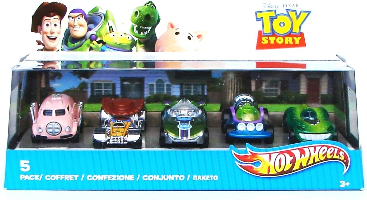 ETEPON Hot Wheels Toy Story 5 Car Pack - Styles May Vary