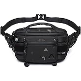 LPPJY Sling Backpack Crossbody Sling Bag Chest Bag Daypack Fanny Pack For Men Women Waterproof Casual Pack Sling Bag for Tactical Outdoors Hiking Traveling Running Sport Work (Black-Camo)