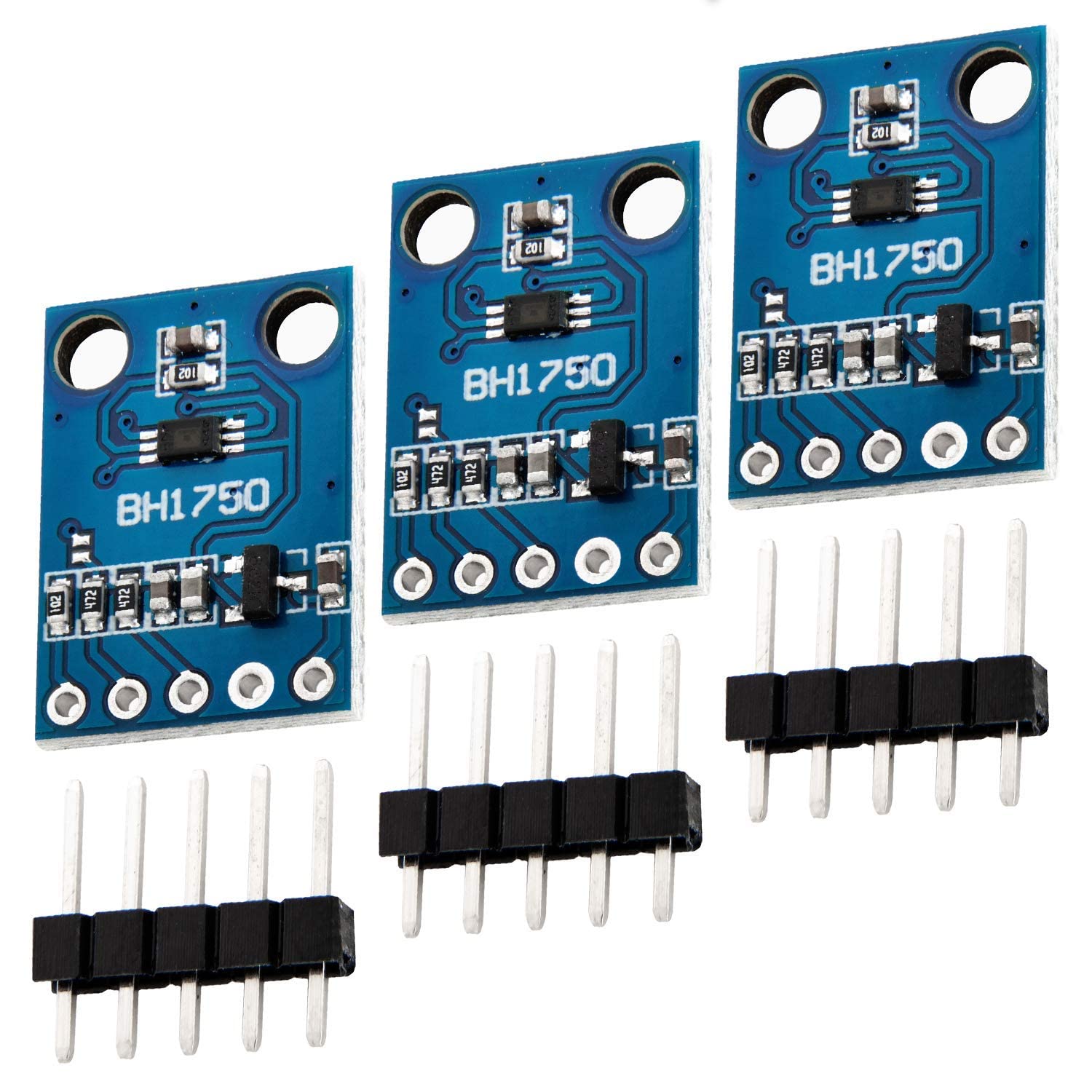 AZDelivery 3 x GY-302 BH170 Light/Brightness Sensor compatible with Arduino and Raspberry Pi including E-Book!